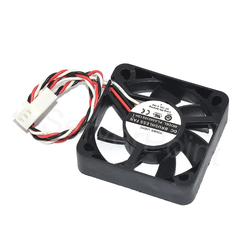 ใหม่สำหรับPower Logic PLA04010S12H-1 DC 12V 0.10A 40X40X10 มม.3 สายServer Coolerพัดลม