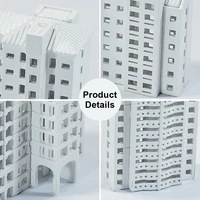 1:500 DIY ABS Model Village House High Detail Miniature Building Kit For Model Train Enthusiasts & Collectors 4