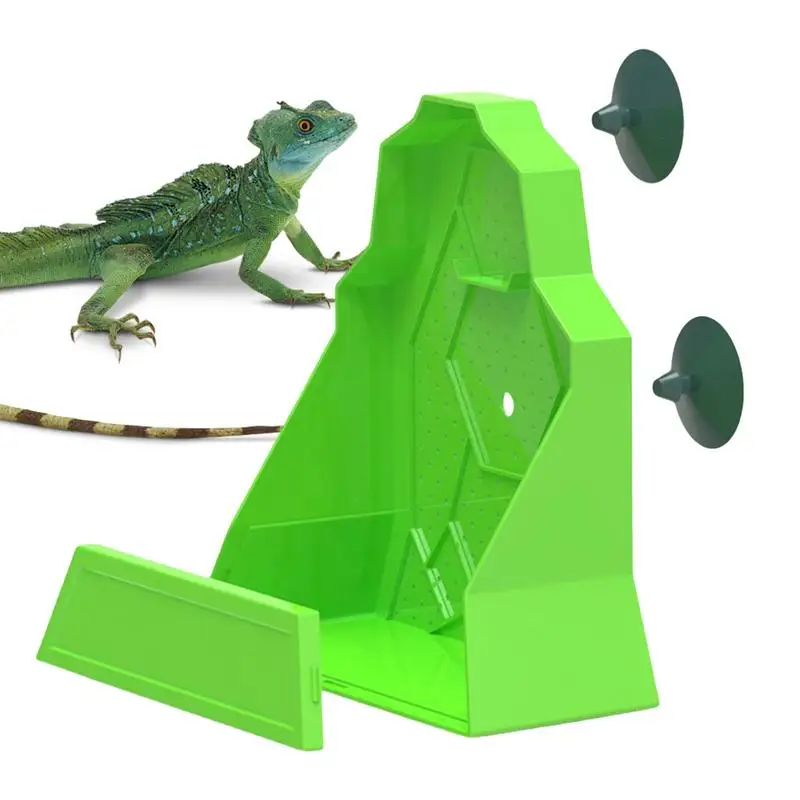 

Reptile Food Bowl Gecko Food Dish Tank Accessories Anti-Escape Hunting Bowl For Chameleon Frog Snake Spider Amphibian Tortoise