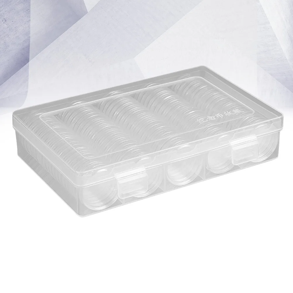 Commemorative Coin Storage Box Organizer Case Universal Collection Supplies Holder