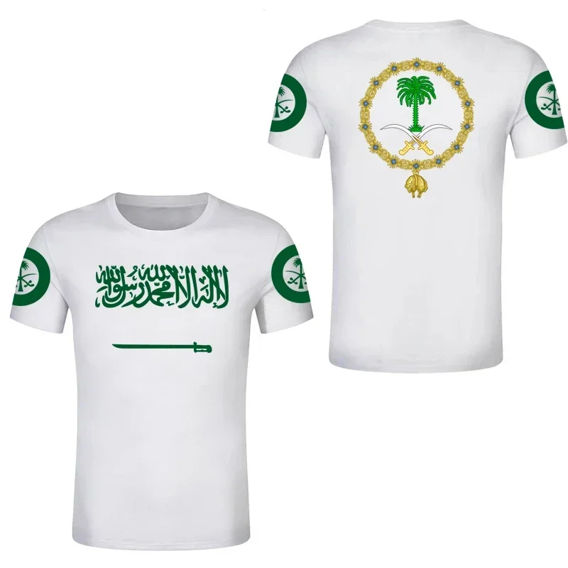 Saudi Arabia Flag 3D Printed T-shirt Islamic Country Name Men\'s and women\'s high quality top