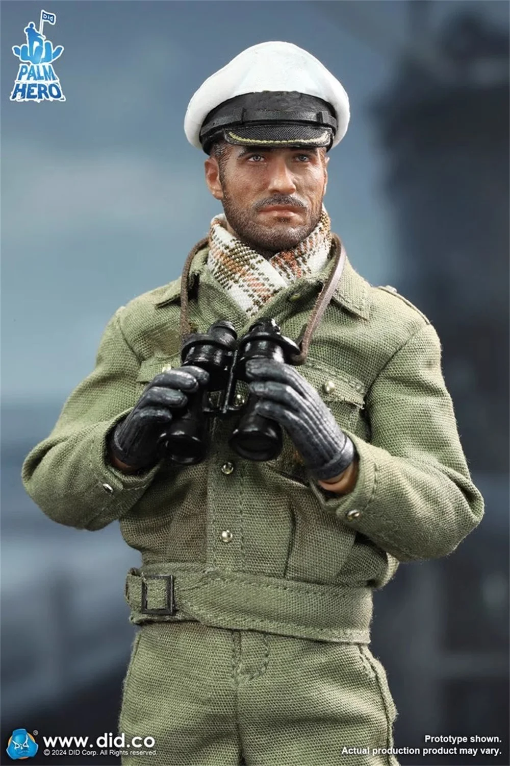 1/12 DID XD80026 WWII Palm Pocket Series U Boat Soldier Captain Doll About 6