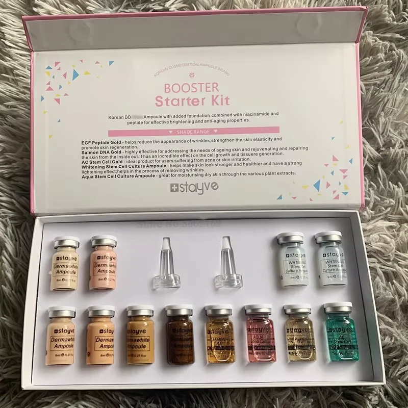 Korea Original Stayve BB Cream Glow Beginner Starter Kit Niacinamide/Peptide Face Skin Care Serum Essence