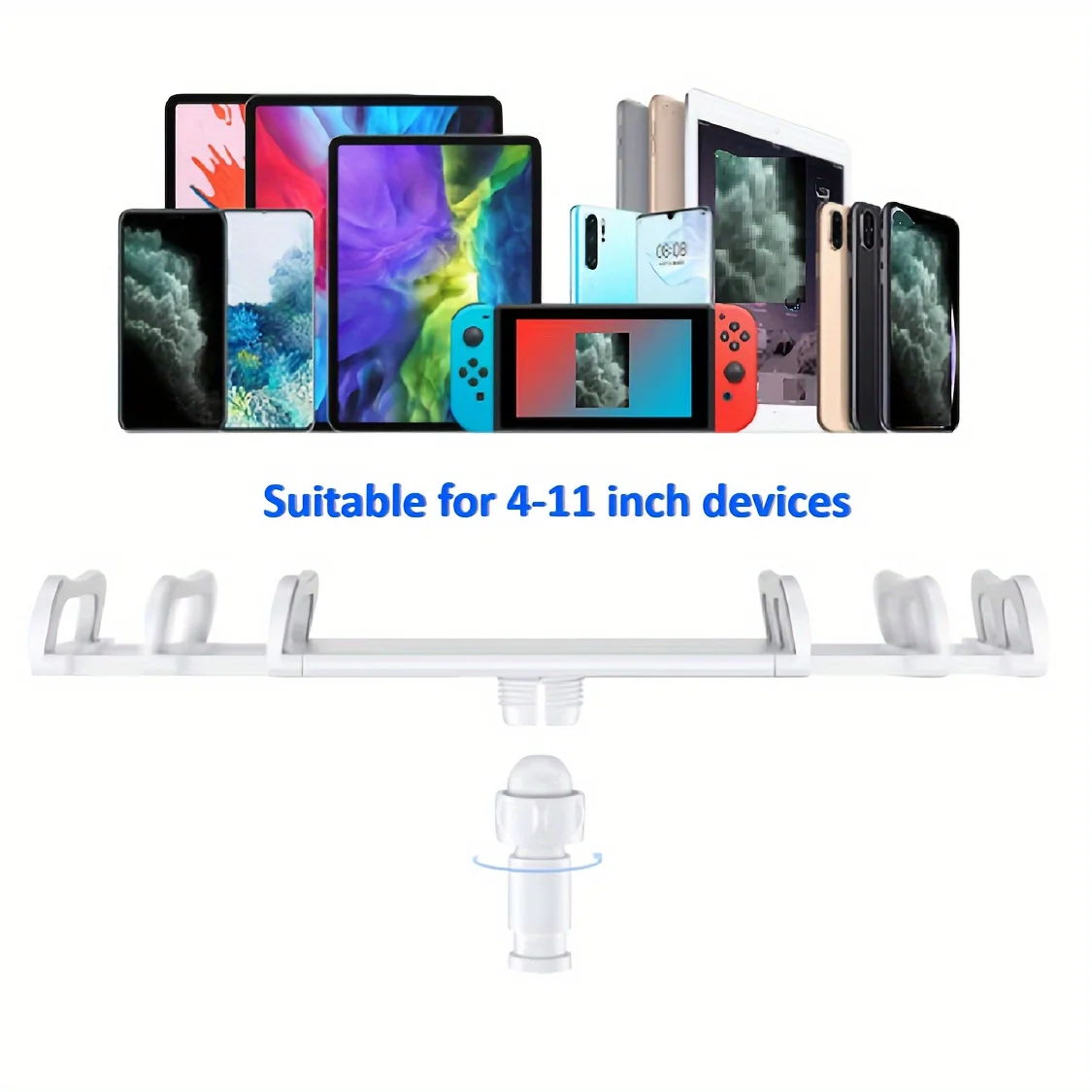 Gooseneck Tablet Mount Holder for Bed Desk Phone Holder Flexible Long Arm Clamp Tablet Stand for IPad Samsung Xiaomi Accessorie