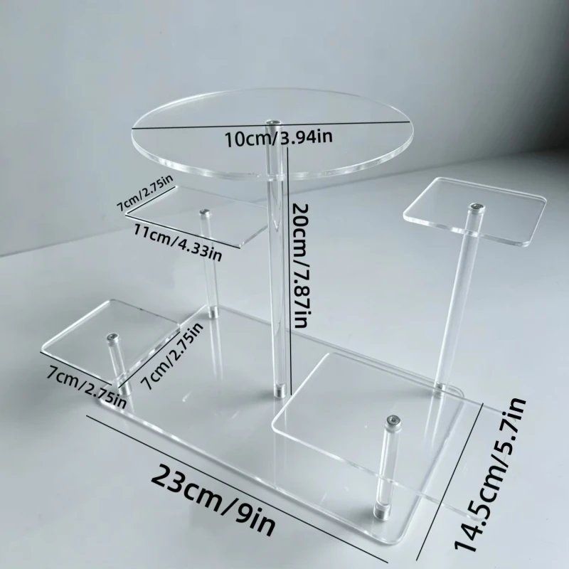 High Transparency Acrylic Display Rack for Jewelry and Cosmetics