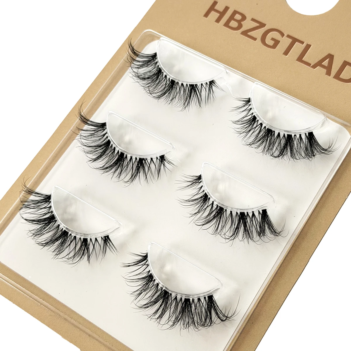 NEU 3 Paar 3D Nerz-Wimpern mit unsichtbarem Band, natürliche 5D Nerz-Wimpern, schwarze Nerz-Kunstwimpern, volle Wimpernbänder, wiederverwendbar – Detail 23