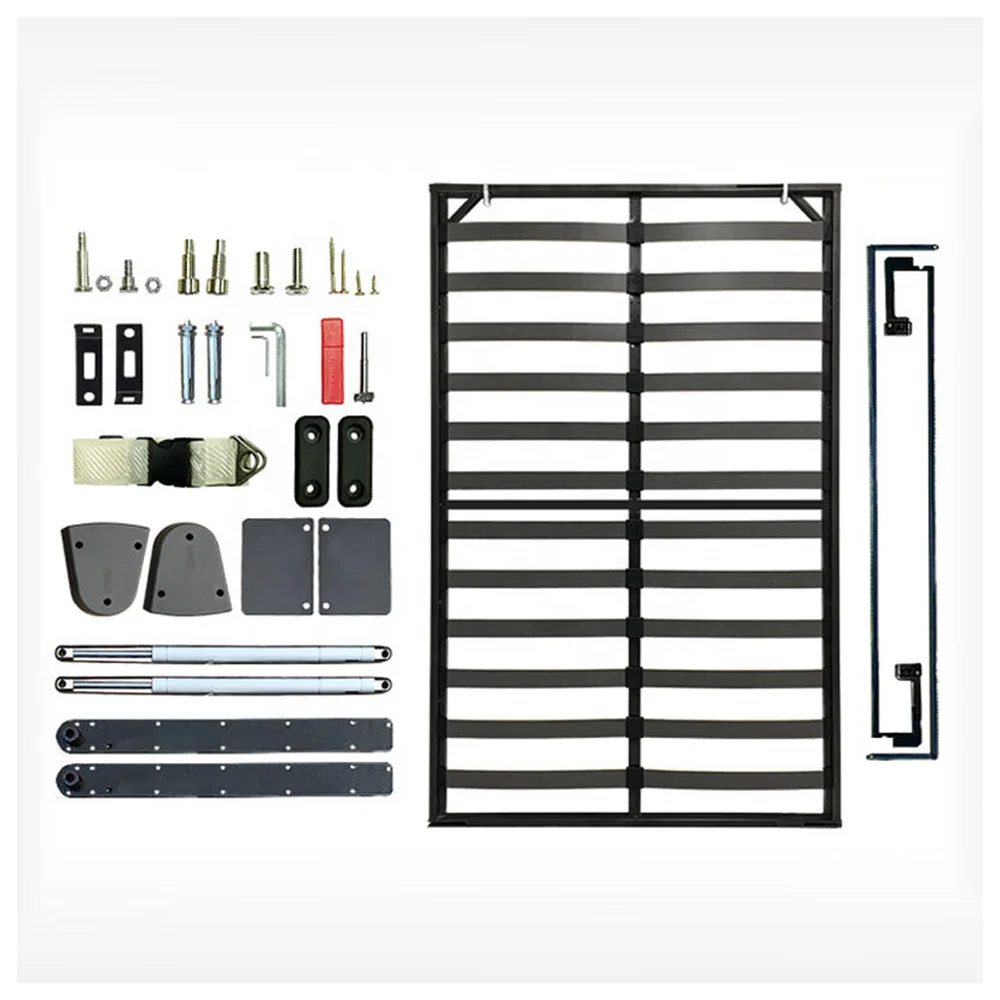 

JC Custom Size Multi-Purpose Space Saving Hidden Hardware Kit Accessories Vertical Folding Murphy Wall Bed Mechanism