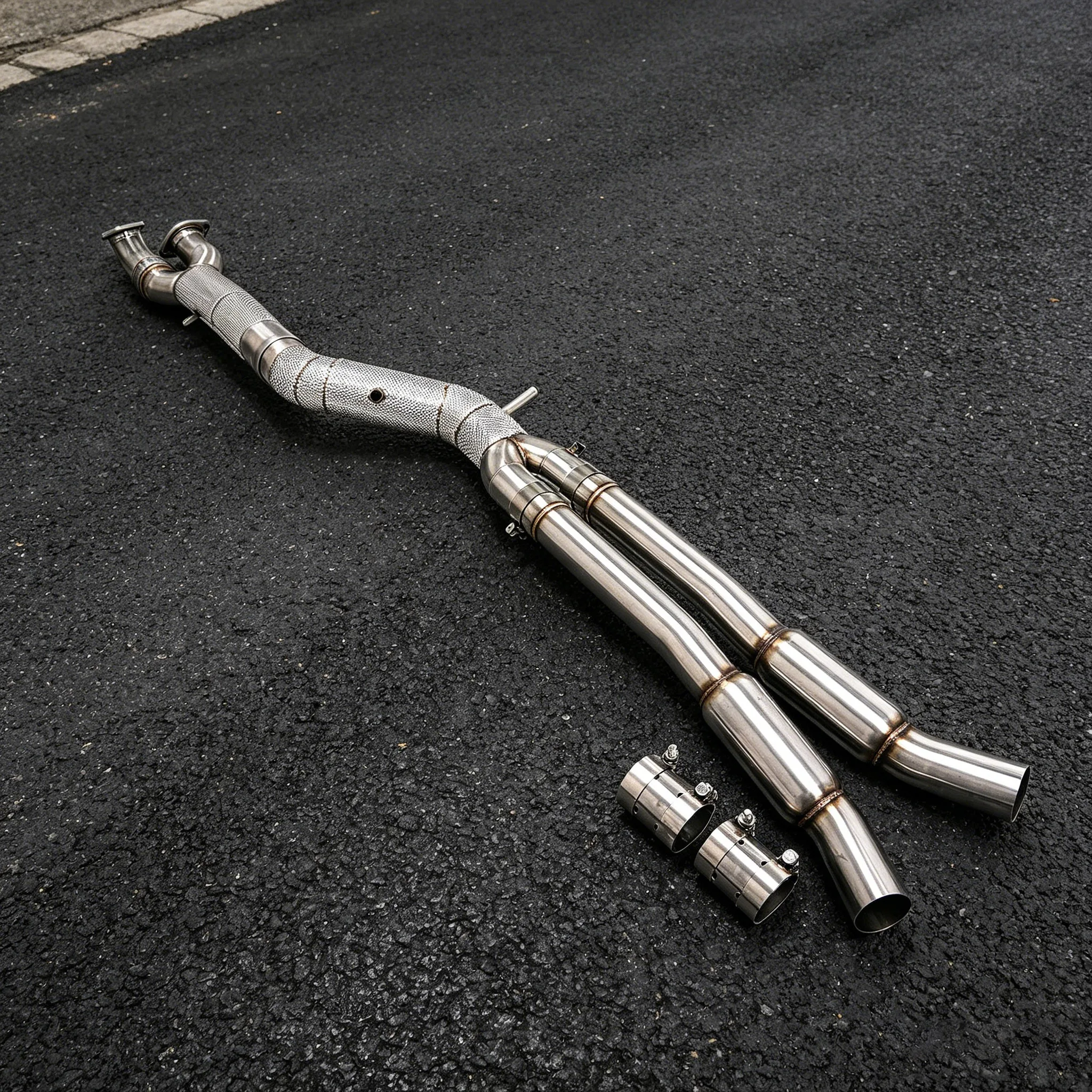

High Performance Exhaust Midpipe for BMW G80 M3 G82 M4 G87 M2 G8X S58 3.0T SS304 Stainless Steel 1.5mm