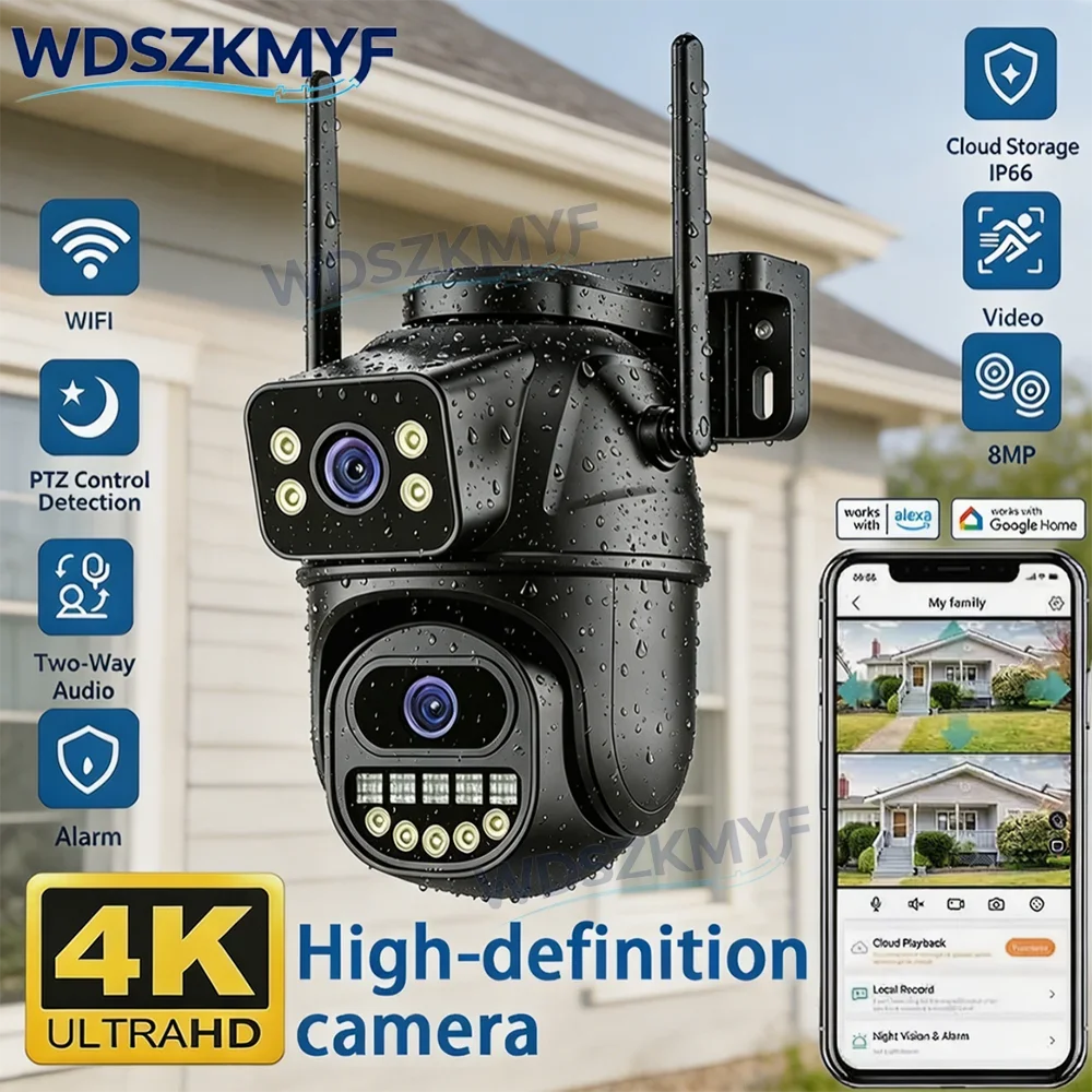 デュアルレンズ-4k-8mp-wifi-ptz-cctv-カメラ-ip66-防水-6x-ズーム-フルカラーナイトビジョン-人体検知アラーム-セキュリティカメラ