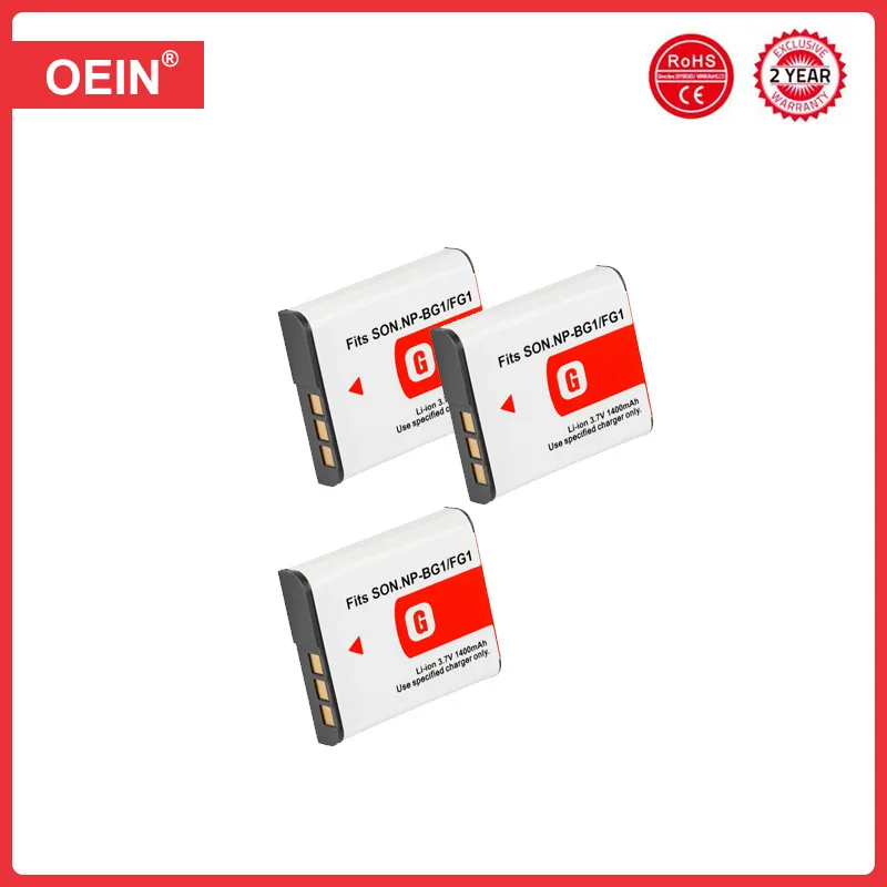 4Pcs NP-BG1 Battery For Sony Cyber-Shot DSC-W100 DSC-WX1 DSC-H50 DSC-H55 DSC-H3 DSC-H7 DSC-H9 DSC-H10 DSC-H20 NP FG1 Npbg1