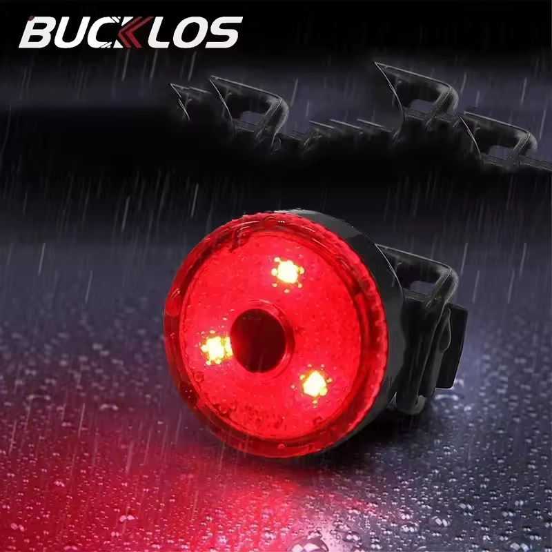 BUCKLOS Bike Light Set Rechargeable Rear Light Front Lamp Waterproof Riding Headlight USB MTB Taillight Led 1PC Cycling Parts - Image 10