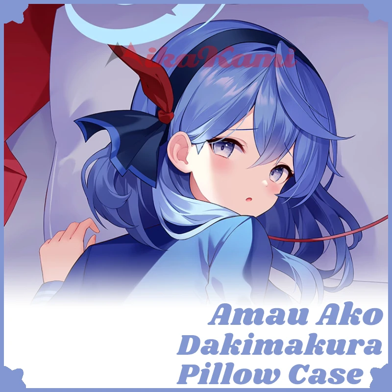 Amau Ako Dakimakura Blue Archive Game Full Body Pillow Case Hugging Cushion Cover Sexy Pillowcase Home Bedding Decor Otaku Gift