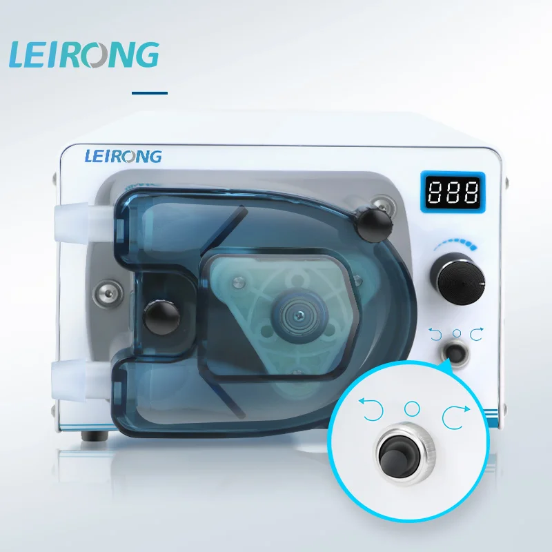 High Flow Adjustable Dosing Peristaltic Pump with Forward And Reverse Speed Regulation for Precision Liquid Delivery