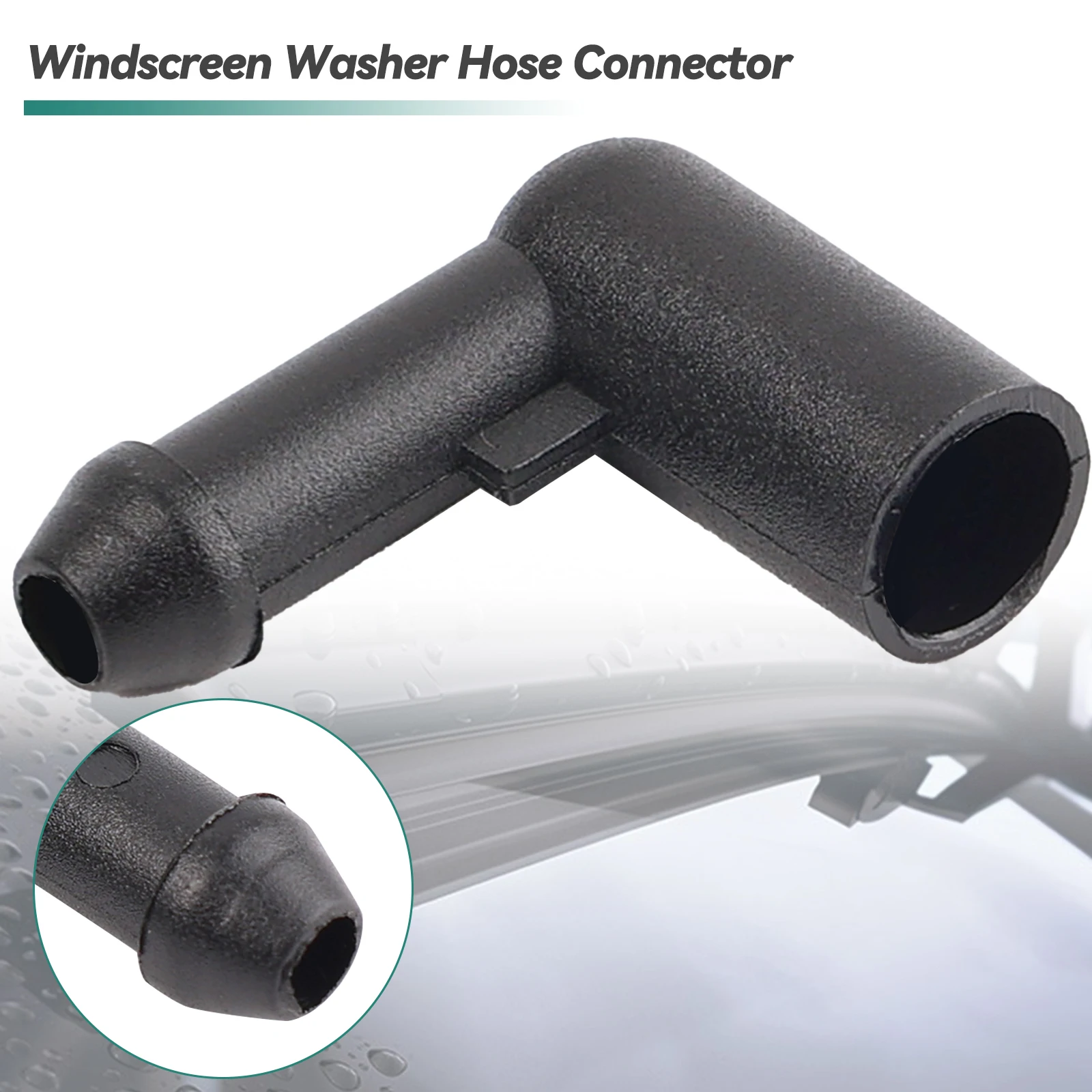 1pc Car Windshield Windscreen Screen Wiper Washer Hose Tube Connector Elbow for Vauxhall Vastra H Corsa D Zafira B 13171805