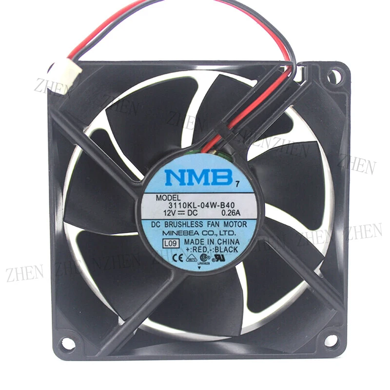 S New for NMB 3110KL-04W-B40 12V 0.26A 2pin cooling fan#QW