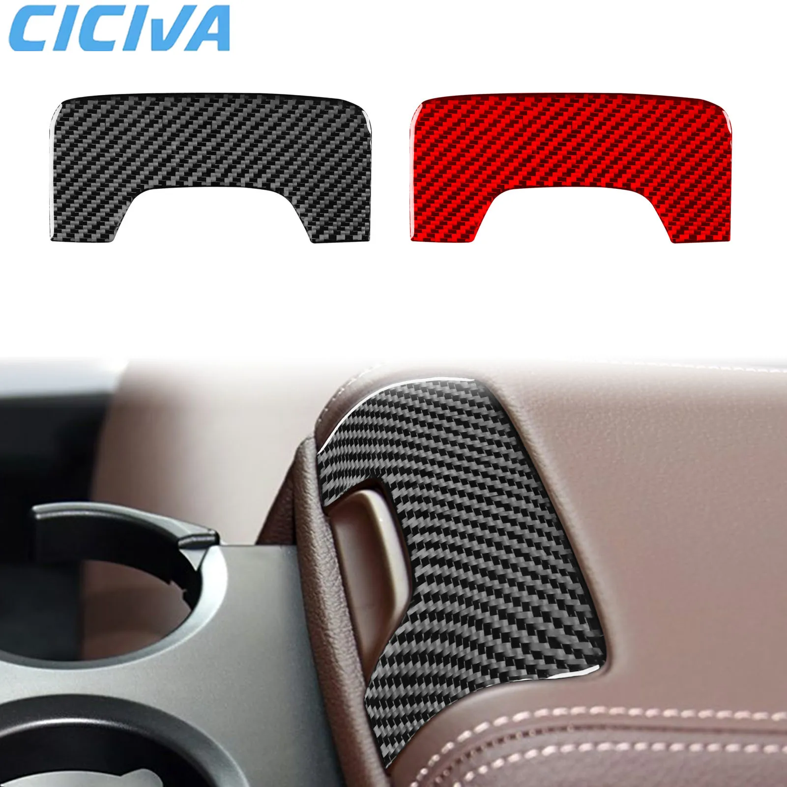 

For BMW 7 Series G11 G12 2015-2022 Carbon Fiber Rear Center Armrest Car Accessories Interior Cover Tuning Stickers Auto Trim