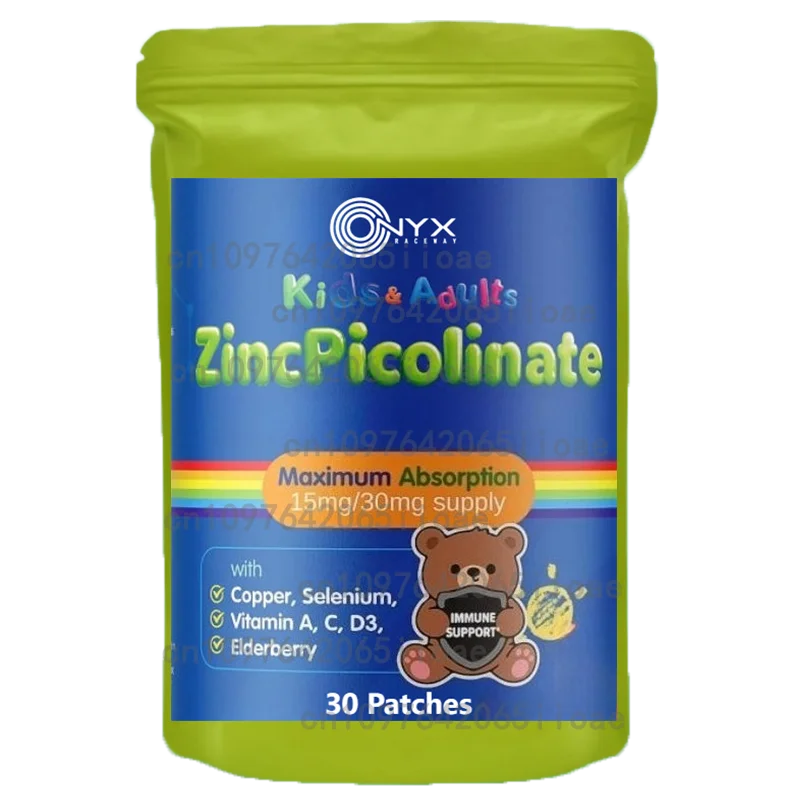 

30-гранный пиколинт цинка — хорошо впитывающая цинковая добавка для роста и иммунитета — транпьютерные пластыри