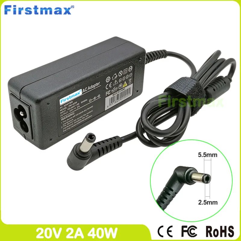 

Laptop charger 20V 2A 40W Adapter PA-1400-12LC for Lenovo IdeaPad S205s S300 U110 U130 U150 U160 U165 U260 S200 S206