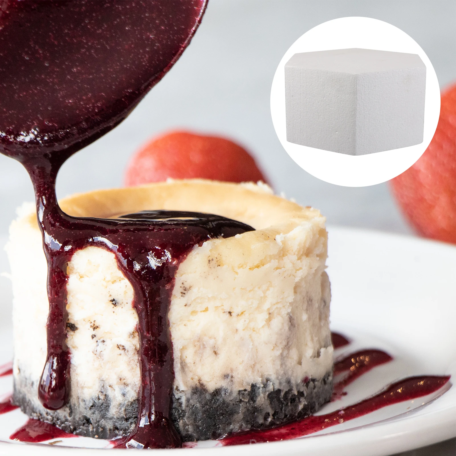 

1Pcs Fake Cake Embryo Hexagon Shape Cake Decorate Exercise DIY Craft Party Favors Birthday Party Decor Photo Prop