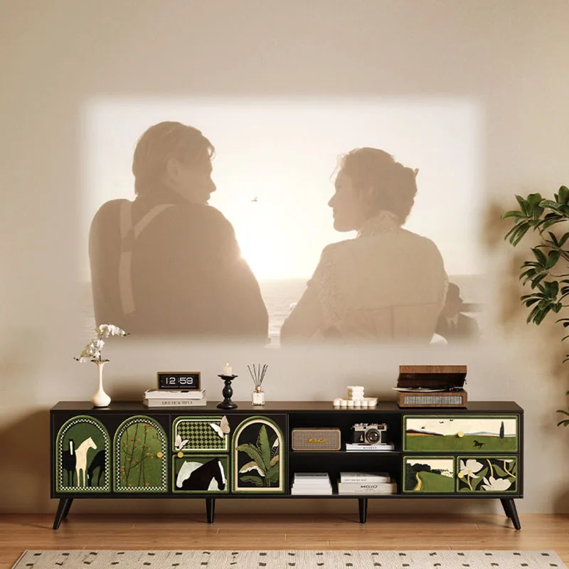 

Retro Center Tv Stands Luxury Salon Dressers Organizer Living Room Wood Tv Table Designer Floor Archivadores Trendy Furniture