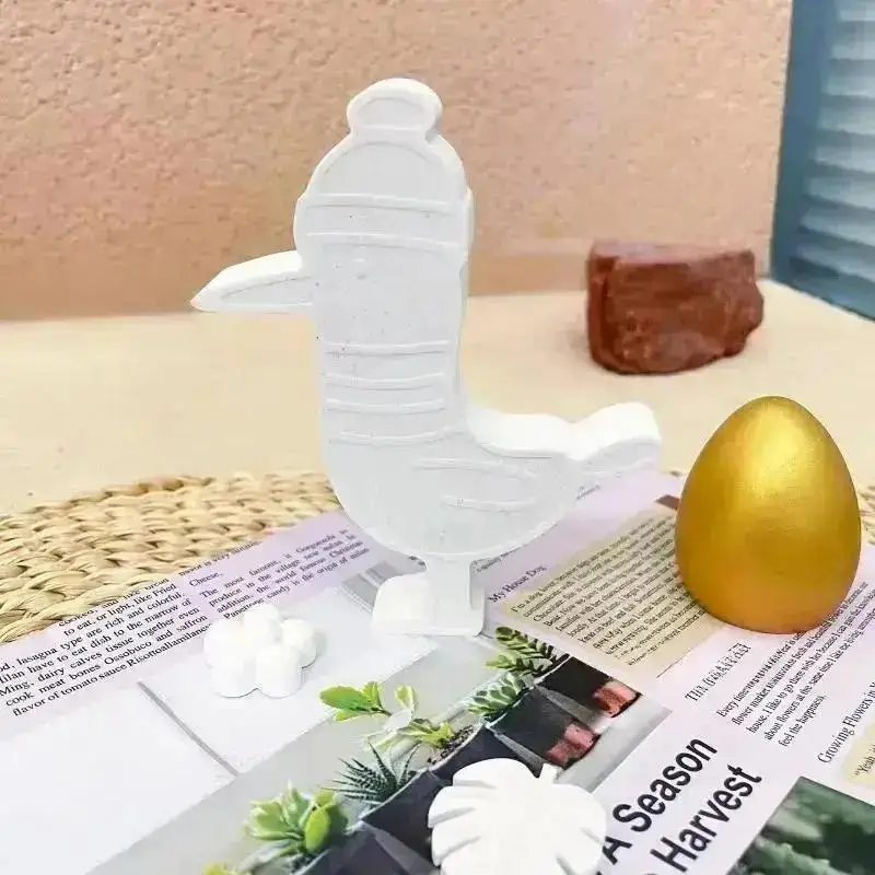 

3D диффузор для птиц, чайка в шляпе, ароматерапевтическая свеча, силиконовая форма, свеча, смоляная форма, изысканная и простая, подходит для оптовой продажи