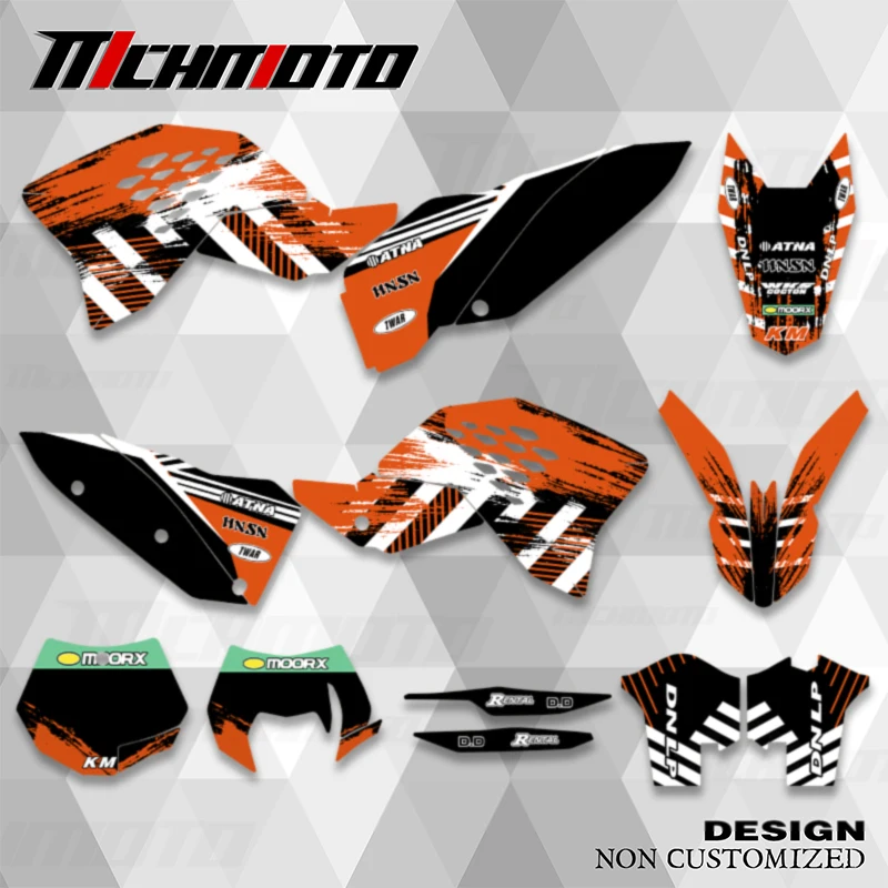 

MCHMFG Graphics Decals Stickers Kit For KTM EXC EXCF 125 250 300 450 2008 2009 2010 2011 SX SXF 2007 2008 2009 2010