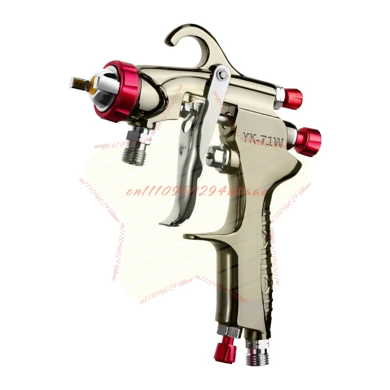 W71 Paint Gun Pneumatic Car Paint Spray Gun Upper and Lower Pot High Atomization