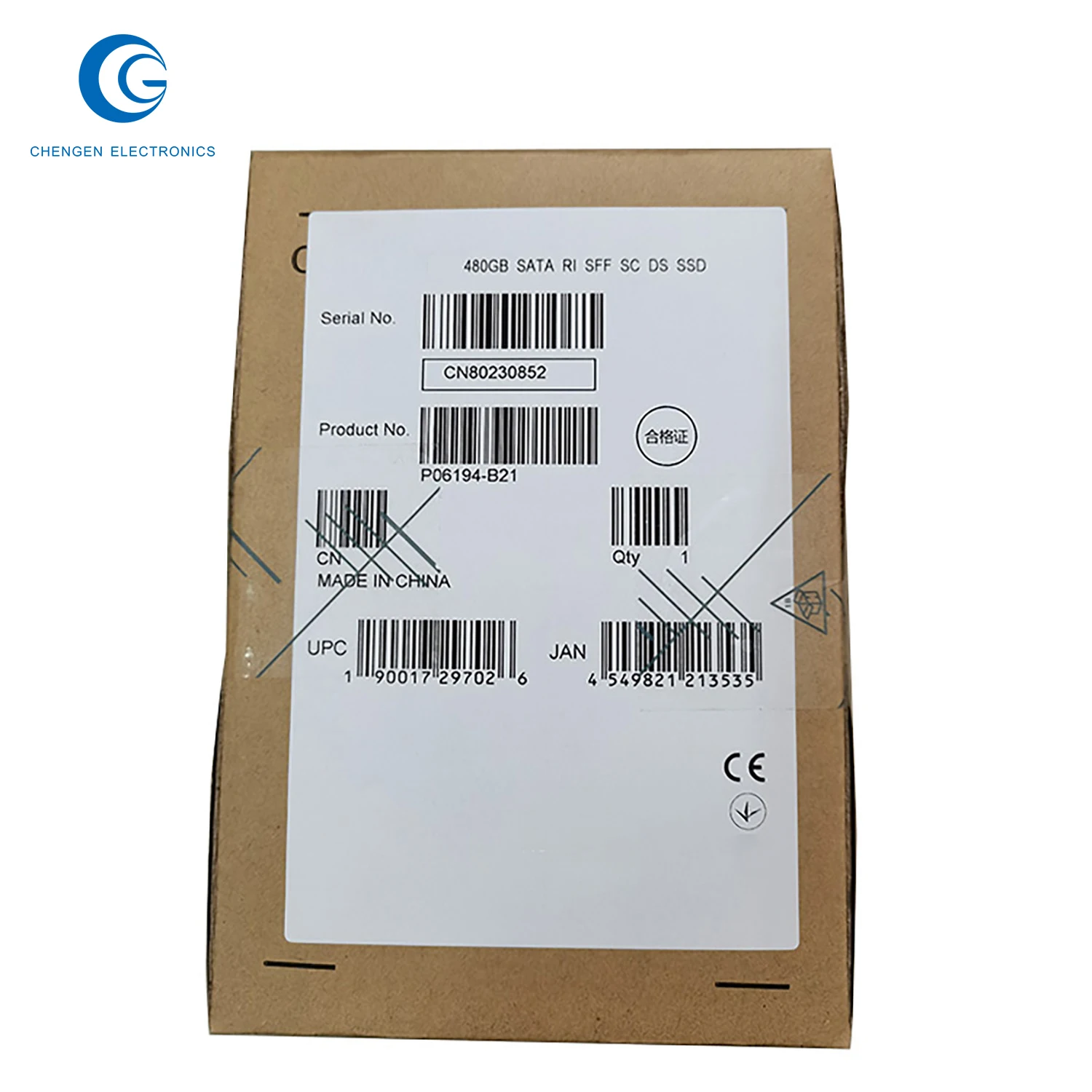 2pcsP06194-B1 480Gb .5-Inch Read Intensive Sata 6Gb/S Digitally Signed Firmware Solid State Drive