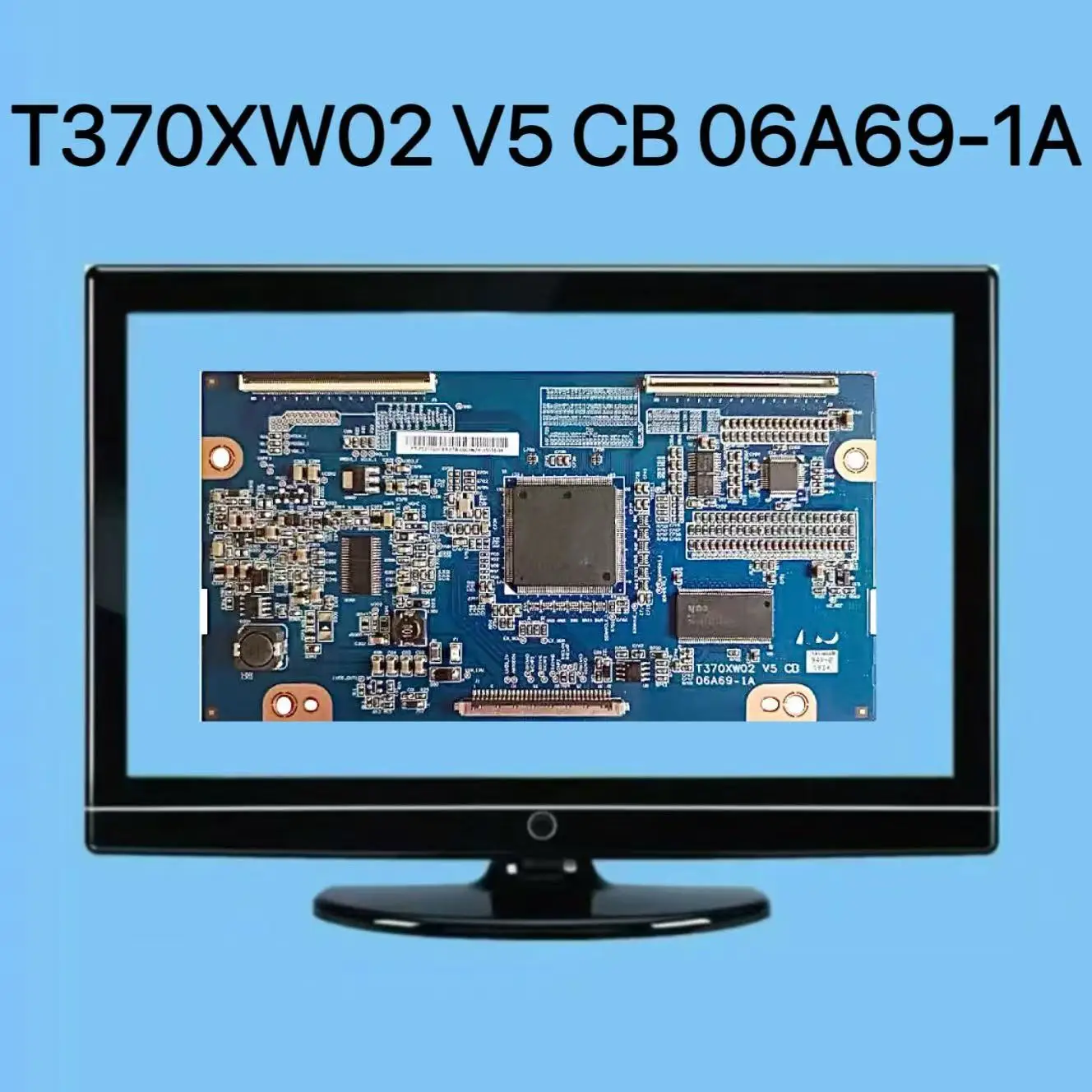 Placa T-CON original T370XW02 V5 CB 06A69-1A para tela LA37R81BA T370XW02 etc. Placa TCON T370XW02 V5 CB 06A69-1A