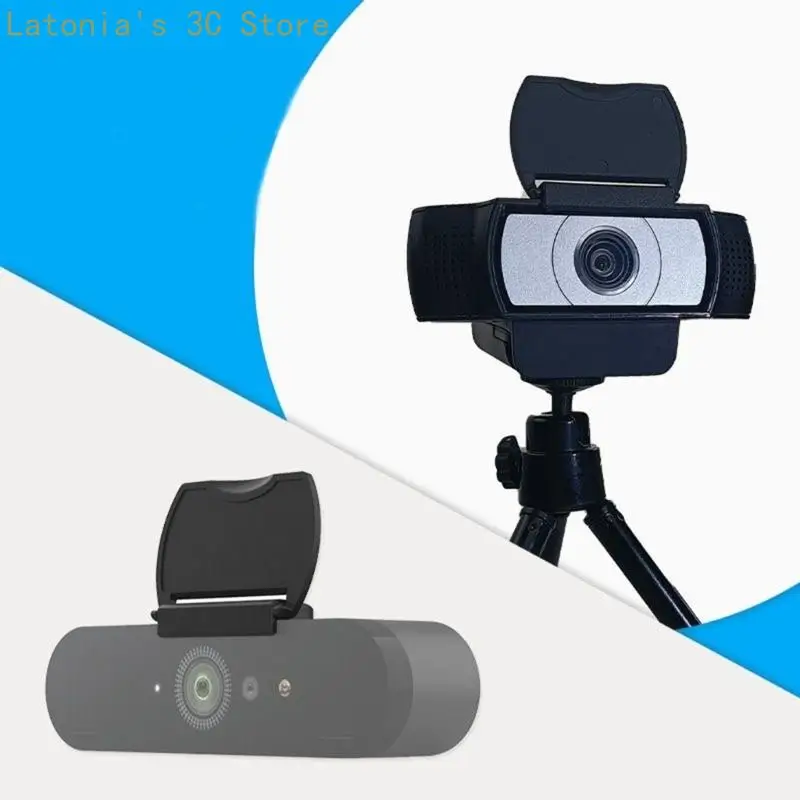 Verschiebbare Webcam-Sichtschutzabdeckung für C1000E C920E Tischkameraobjektiv, schwarze Objektivabdeckung für C1000E C920E – Detail 5