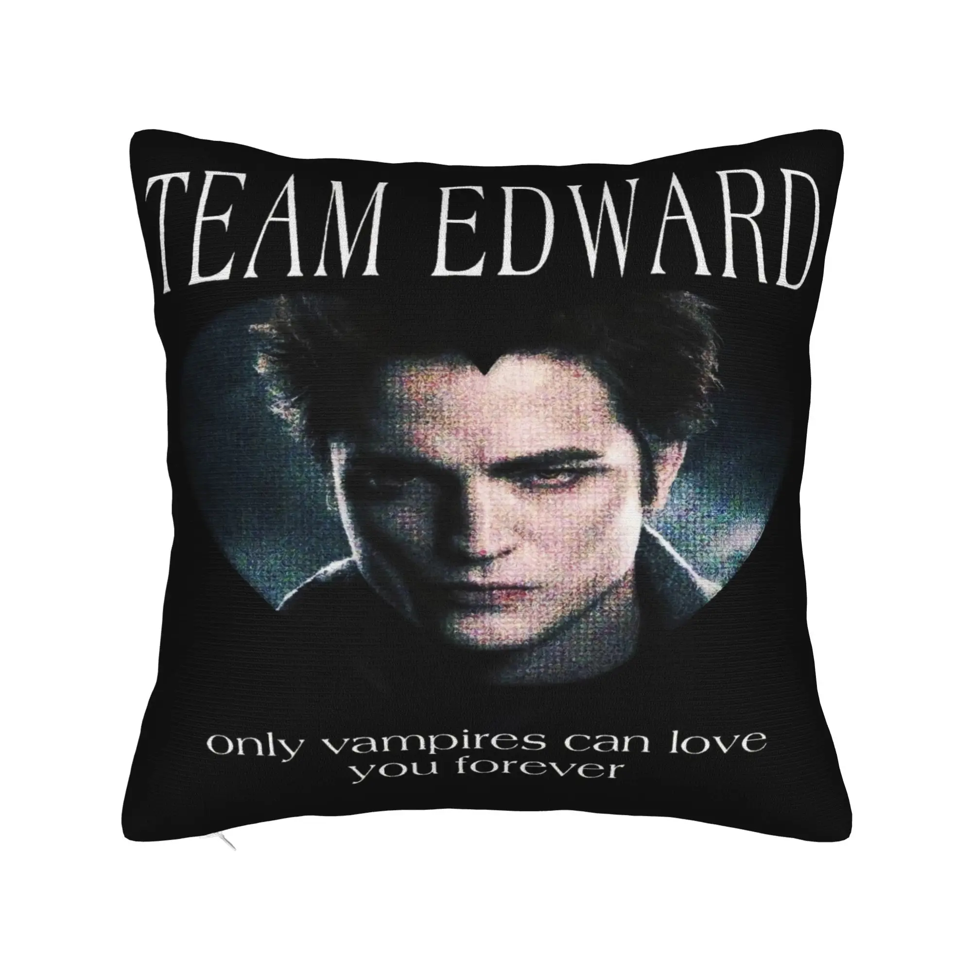 Pillow Case Twilight Saga Edward Bella Comfy  Pillow Cover For Couch Sofa Bedroom Novelty Pillowcases