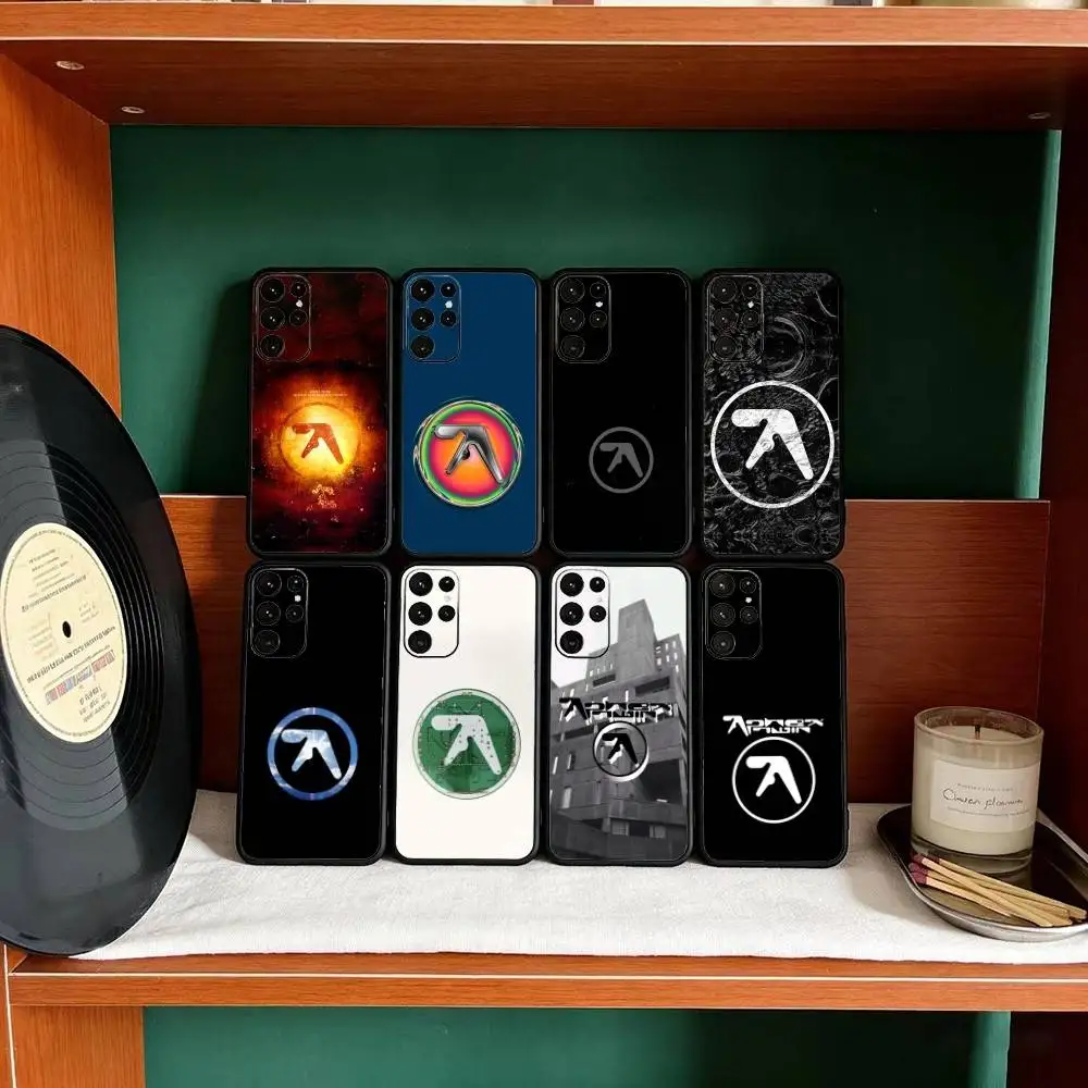 

Logo Art A-Aphex T-Twin phone Case For Samsung S25,24,21,22,23,30,Ultra,20,Plus,Fe,Lite,Note Soft Black Cover