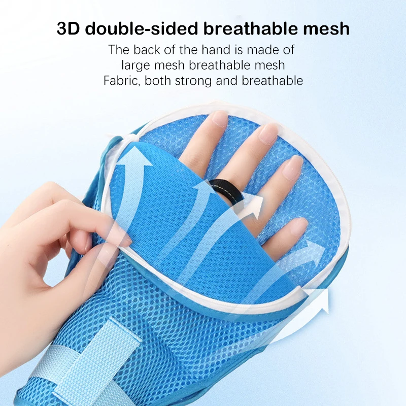 1Pcs Anti-scratch Gloves For The Elderly And Patients Detachable Restraint Glove Paralyzed Patient Elderly Anti Scratch Injury