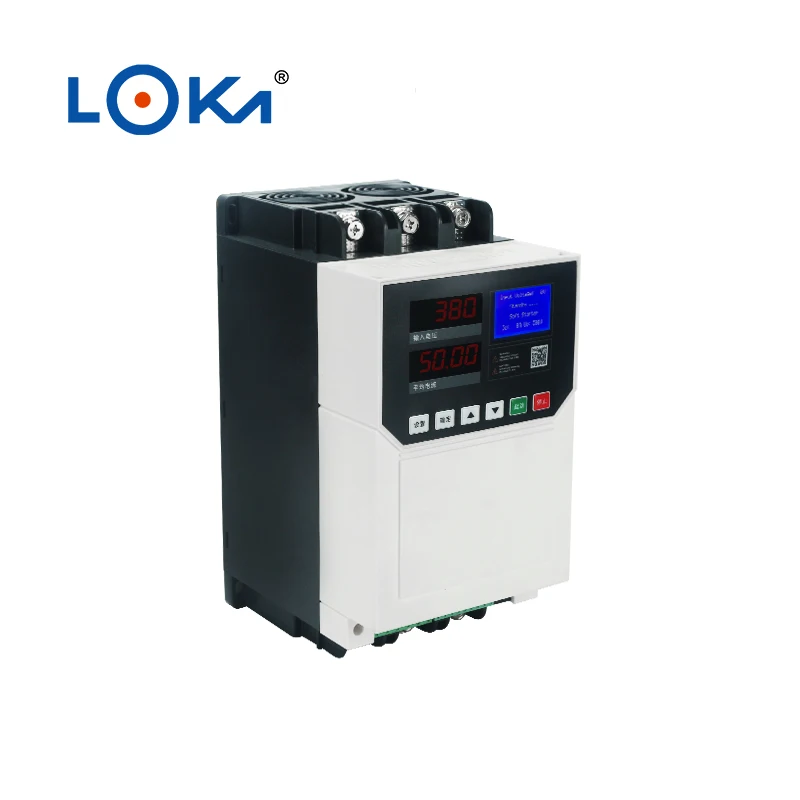 2025 LCRV6-55E-T4 55kw Soft Starter Plástico Inteligente Embutido Bypass Soft Starter Device Motor Starters
