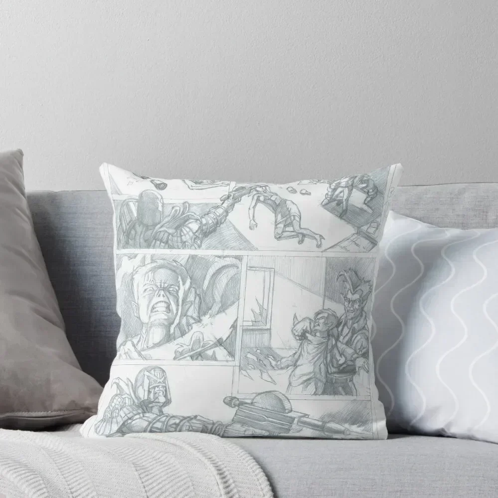 

Judge Dredd submission pencilled Throw Pillow Covers For Sofas Cushion Cover For Sofa ornamental pillows for living room pillow