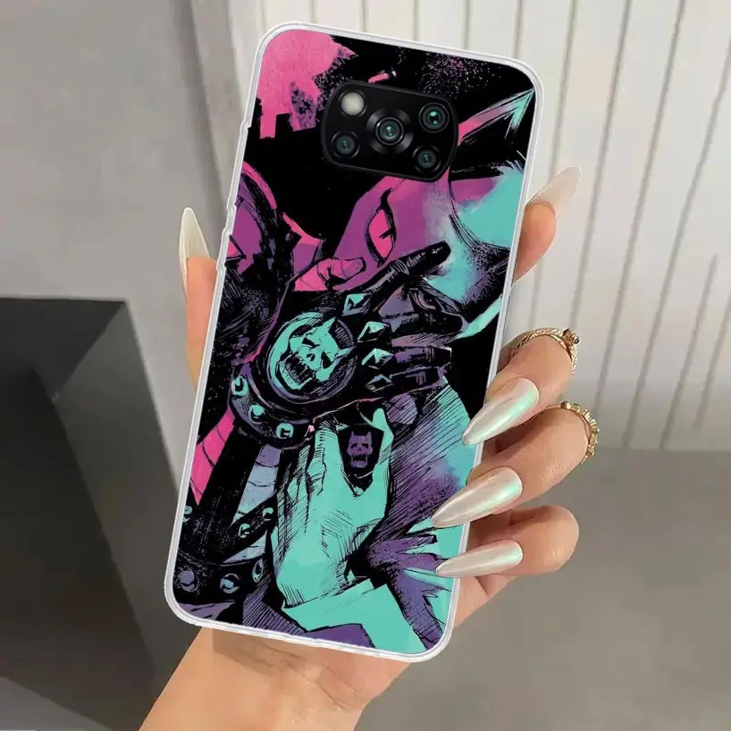 JoJo Adventure Killer Queen Phone Case for Xiaomi Poco X6 X5 X4 X3 Nfc F6 F5 F4 GT F3 F2 Pro F1 M5S M4 M3 5G Soft Funda Print Sh