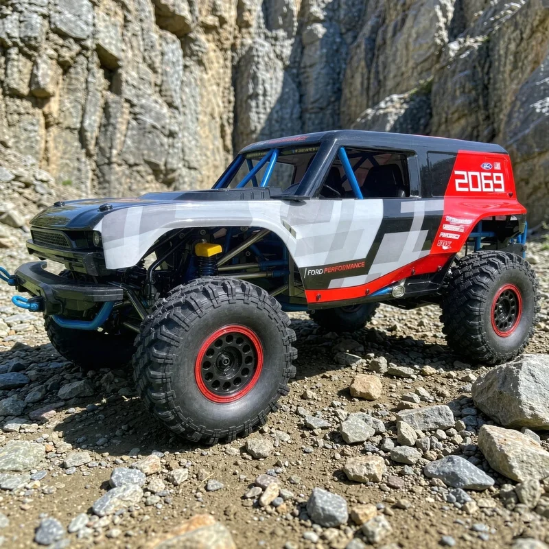 Hot 1/8 Large Size MJX H8P Simulation Remote Control Ford Electric Brushless 4WD RC Professional Climbing Off-Road Vehicle Model