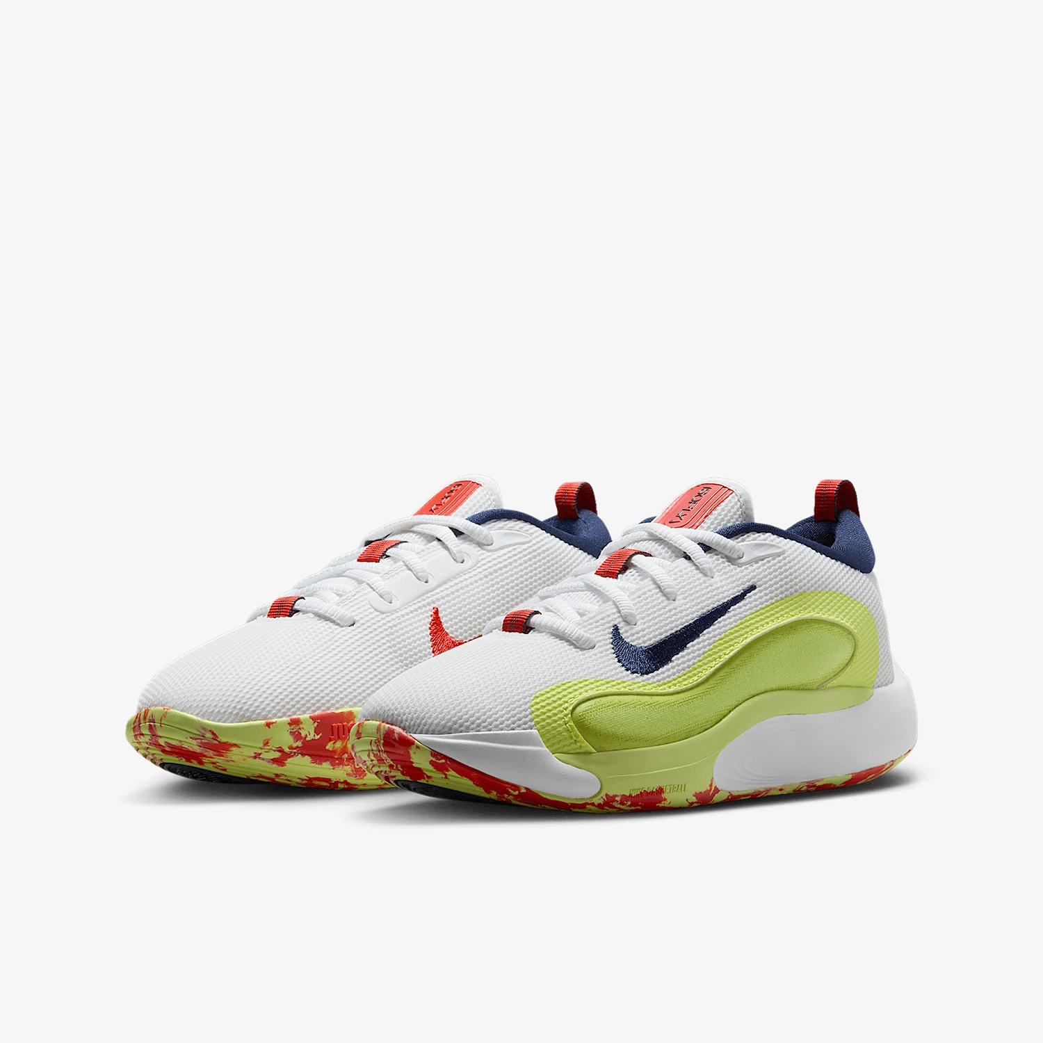 

Nike genuine children's low top cushioned, wear-resistant and breathable basketball shoes HJ3866-100