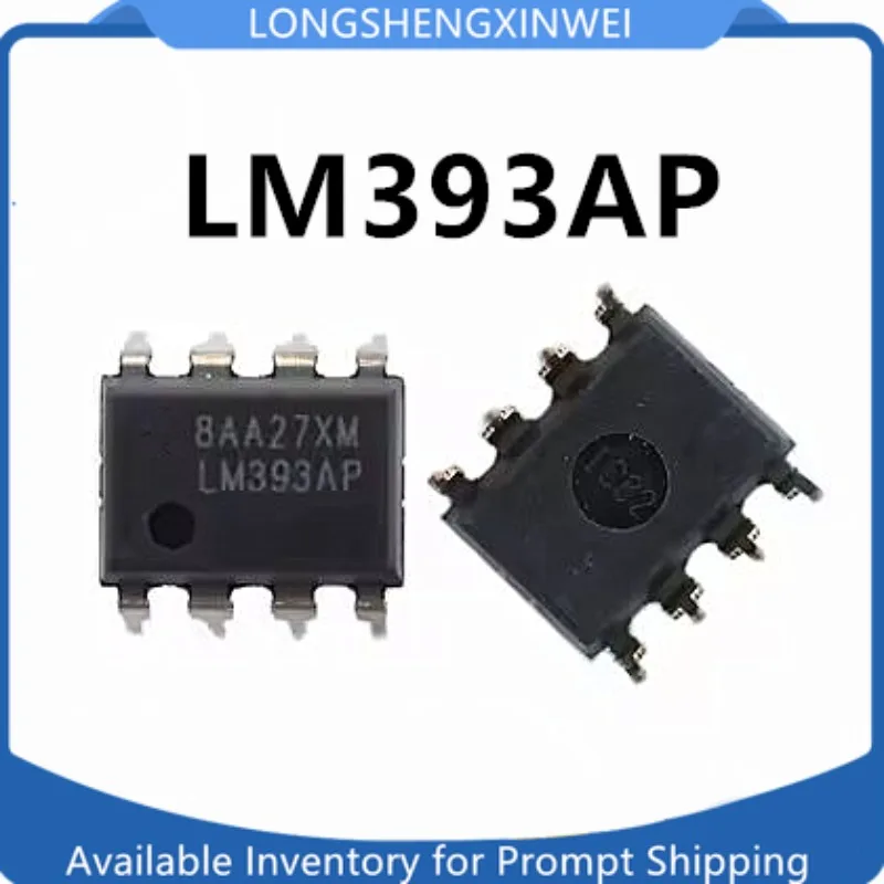 1PCS LM393AP LM393 New  PDIP-8 Original Comparator Chip in Stock