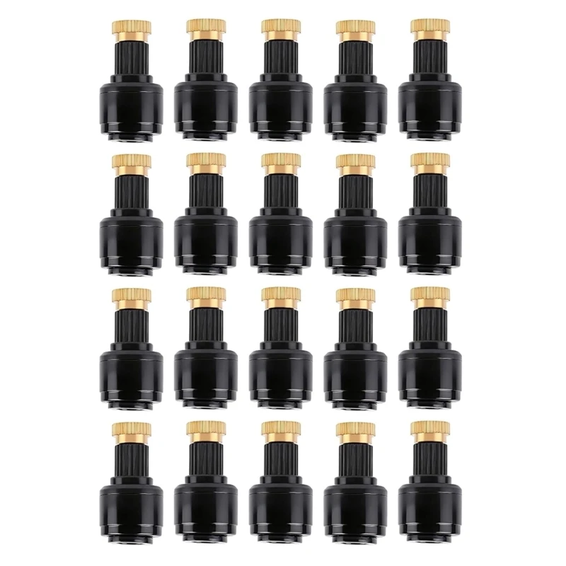 20pcs Rotating Jet Sprinklers Double Outlet Rocker Nozzles Male thread Garden Agriculture Irrigation Sprinklers JOMD