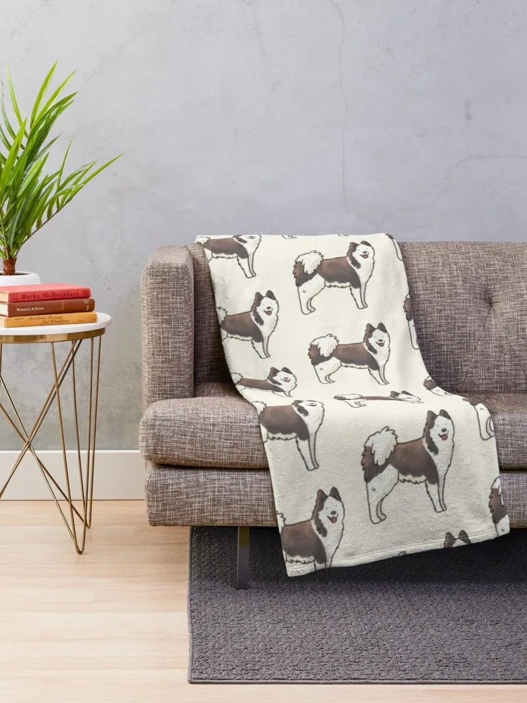 Yakutian Laika dog art Throw Blanket Soft Winter beds Blankets For Sofas Beautifuls Blankets