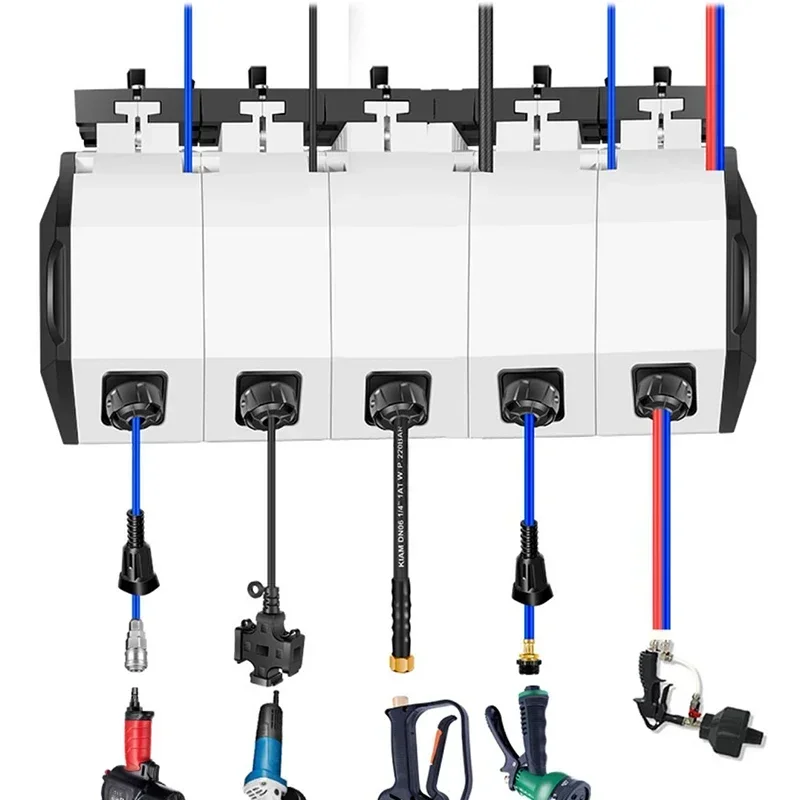 Car Washing Combination Drum Three In One Air Drum Water Electricity Foam Drum Auto Beauty Car Washing Automatic Telescopic Reel
