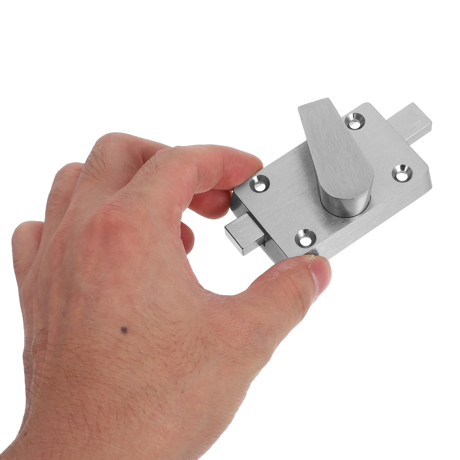 

1Set Privacy Partition Lock Bathroom Stall Door Latch Indicator Stainless Steel Occupancy Indicator Public Toilet Lock