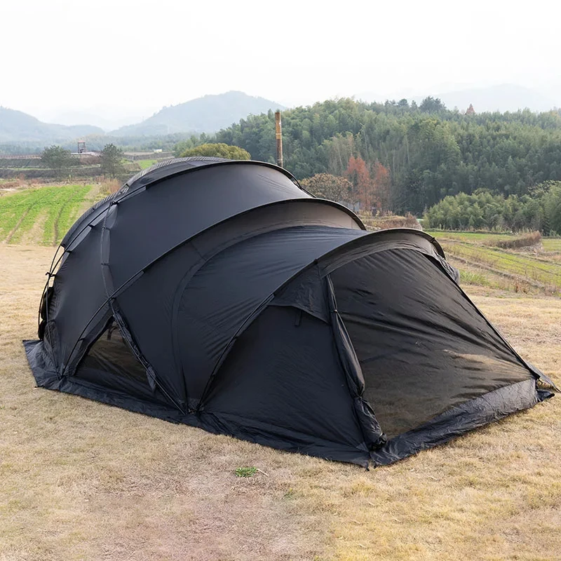 

5+ Person Spherical Car Rear Dome Tent, Waterproof Customizable Glamping Tent for Family Camping