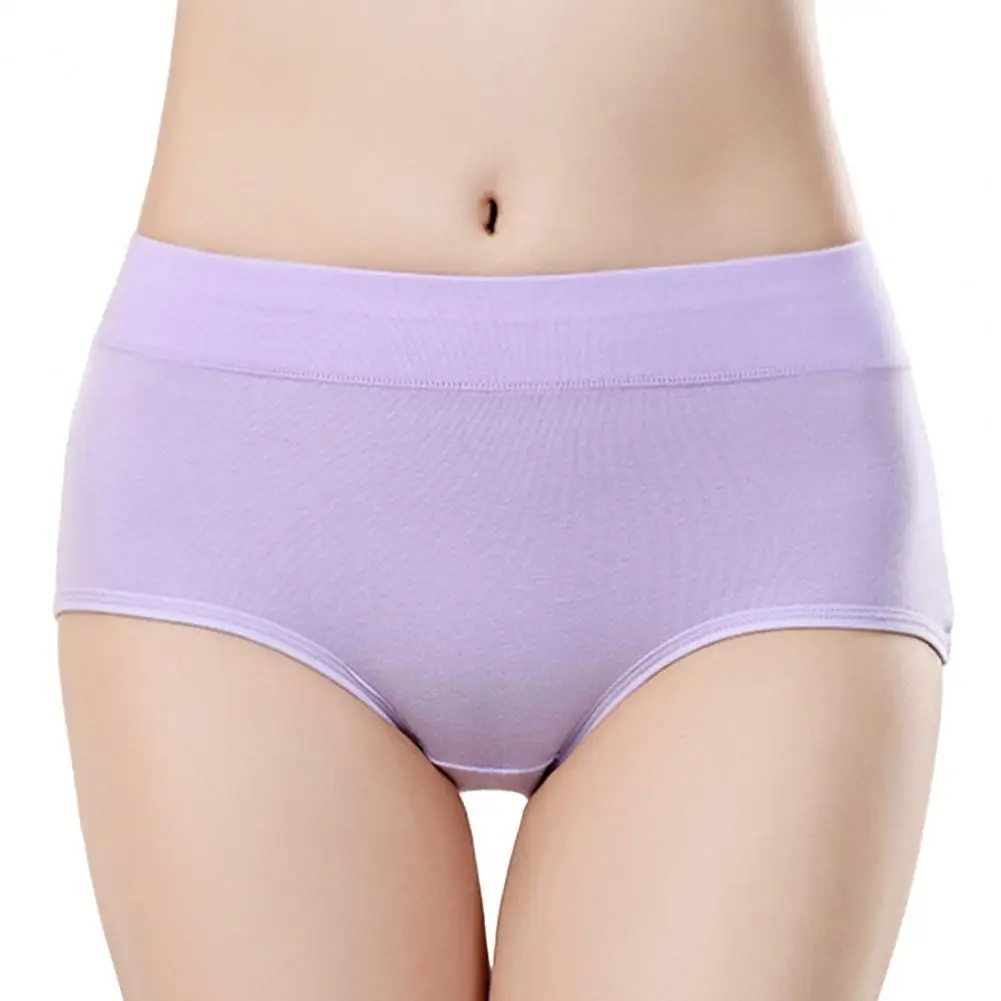 

Cotton Underwear for Women Soft Breathable Mid Rise Hipster Panties Full Coverage Ladies Stretch Briefs