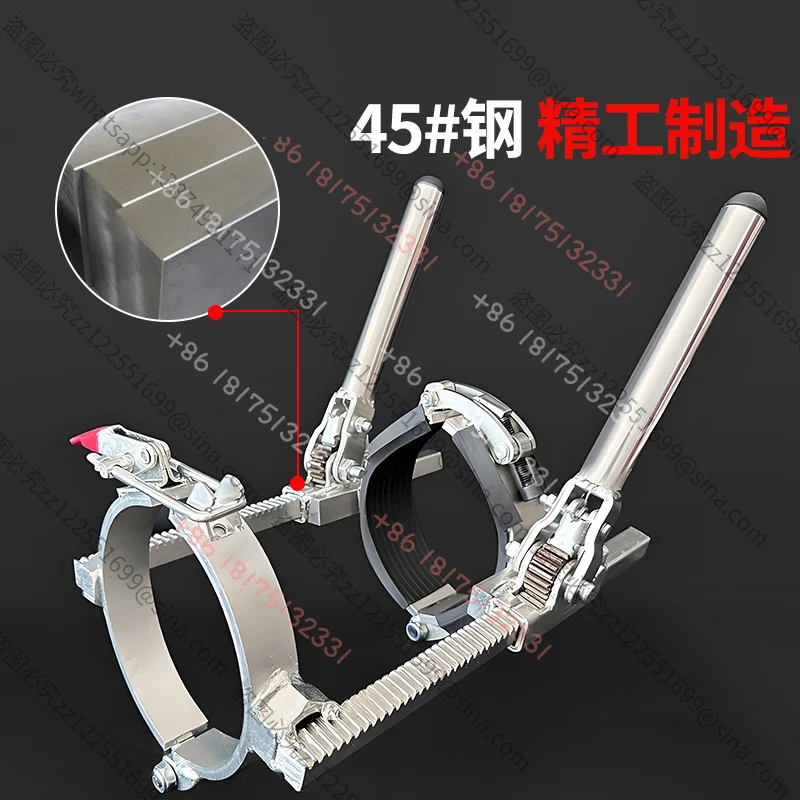 PP Silent Drain Pipe Puller Pusher Tensioner Socket Pipe Installation Tool Plastic Plumbing Pipe Assembly Fixture