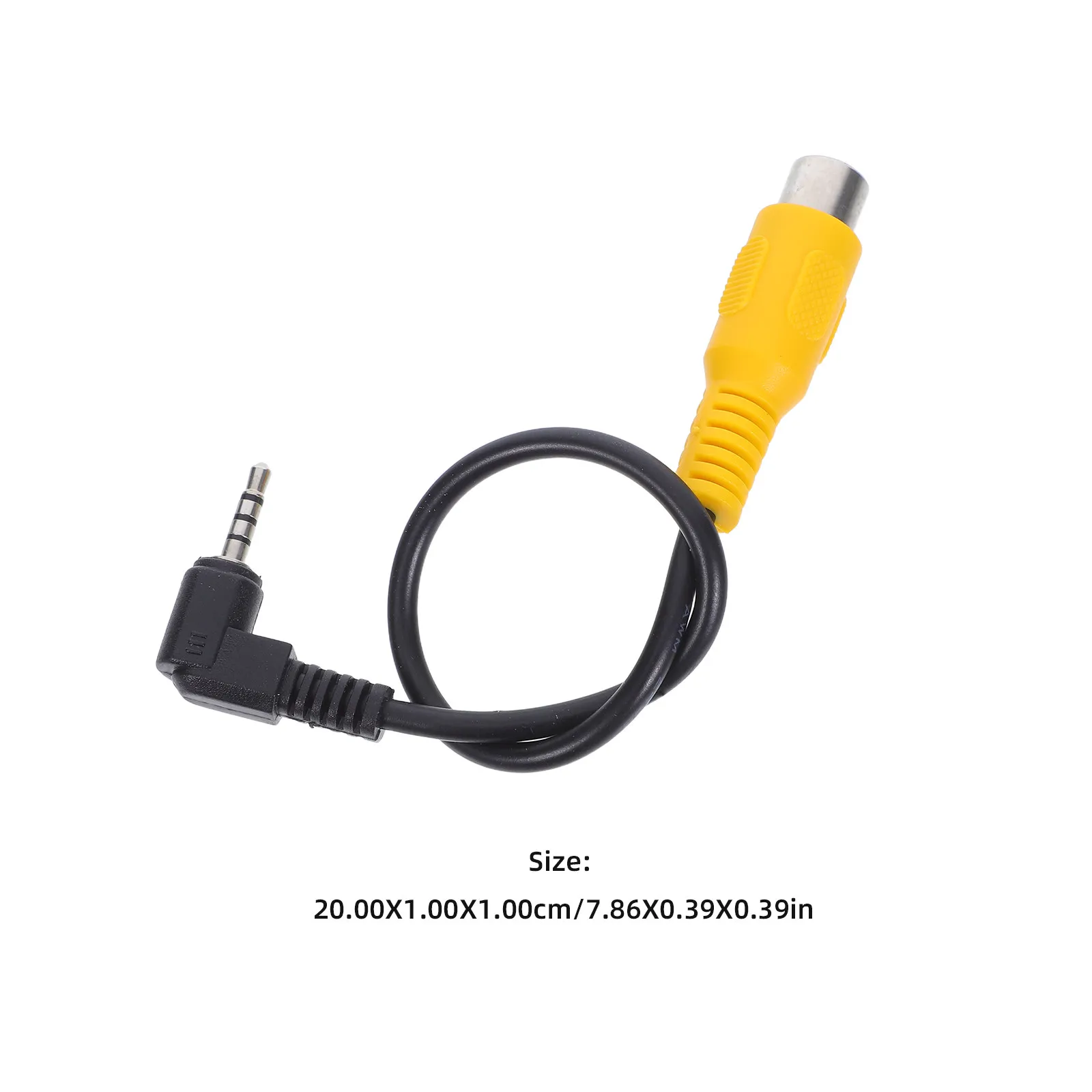 Power Line Lightweight 2.5mm to Rca Cable Converter for 7 Inch 9 Inch Monitor Av-in Adapter Car Dvr GPS Tablet Extension Cable