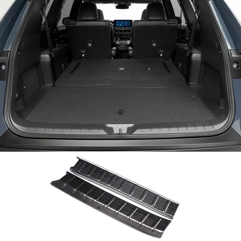 For 2024 -2025 Toyota Grand Highlanderstainless steel body built-in rear guard rear tailgate guard car protective accessories