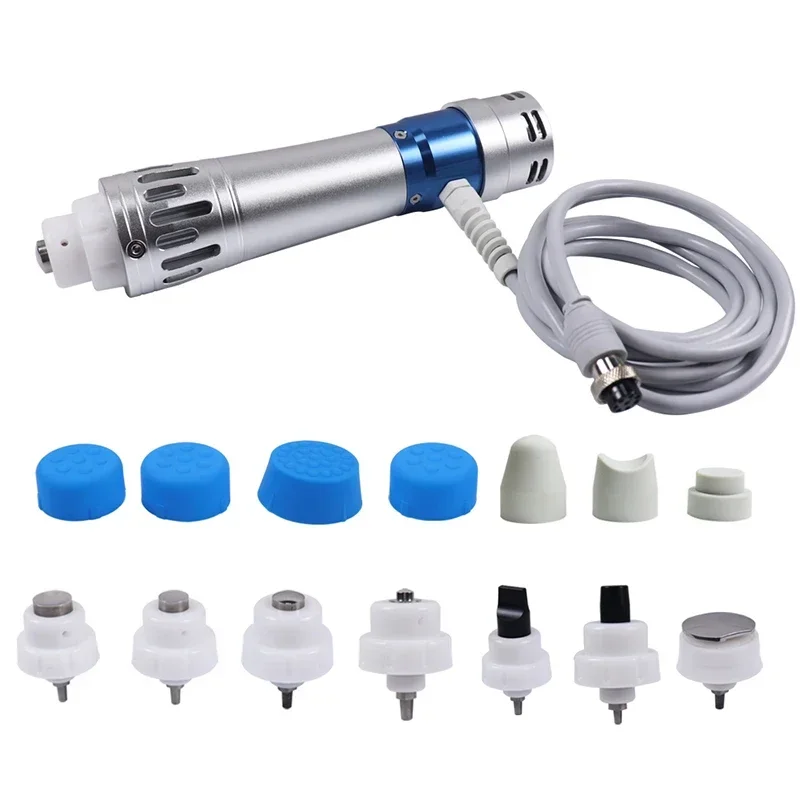 Electromagnetic Extracorporeal Shockwave Therapy Machine with 7pcs Transmitters Effective Shock Waves Body Massager Muscle Relax