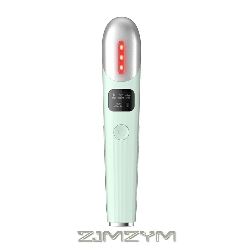 EMS أداة تجميل العين بالتيار الصغير ثلاثة أوضاع درجة حرارة ثابتة مدلك العناية بالعين بالضغط الساخن